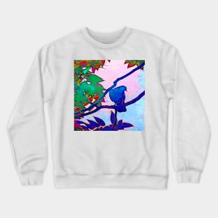 Bird On Branch #2a Crewneck Sweatshirt